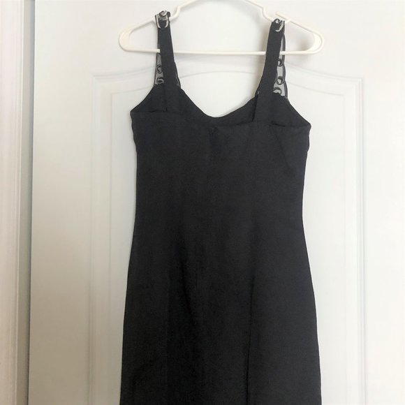 Summer dress with straps, black- white size 6 - Picture 4 of 4